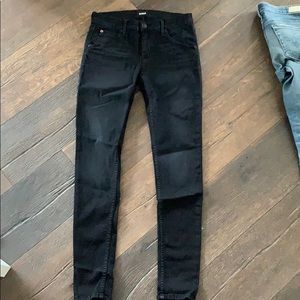 Hudson black skinny jeans size 27